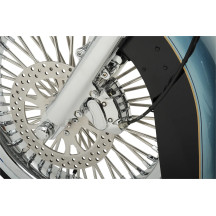 Chrome 4-Piston Brake Caliper — 4 piston, 292 mm (11-1/2"), front left