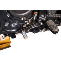 Shift Lever — folding shift peg, black anodized