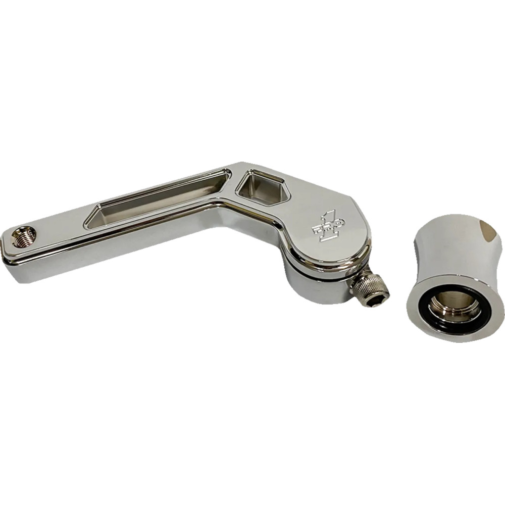 T-Rex Shorty Shifter Arm — 5" (12.7 cm), Chrome