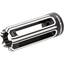 10-Gauge Male-Mount Shift Pegs — Fixed, 6061 T-6 billet aluminum, Black