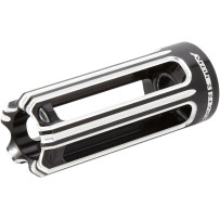 10-Gauge Male-Mount Shift Pegs — Fixed, 6061 T-6 billet aluminum, Black