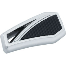 Phantom Shift and Brake Pegs — fits Indian models, Scout brake fitment, Black, Chrome