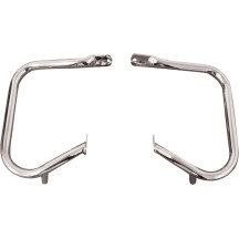 Big Buffalo Saddlebag Bars — 1.25" (31.8 mm) diameter, rear mount, chrome