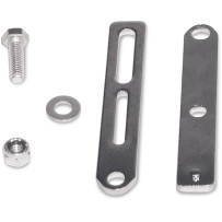 Adjustable Carburetor Support Bracket Kit — Silver, Stainless Steel