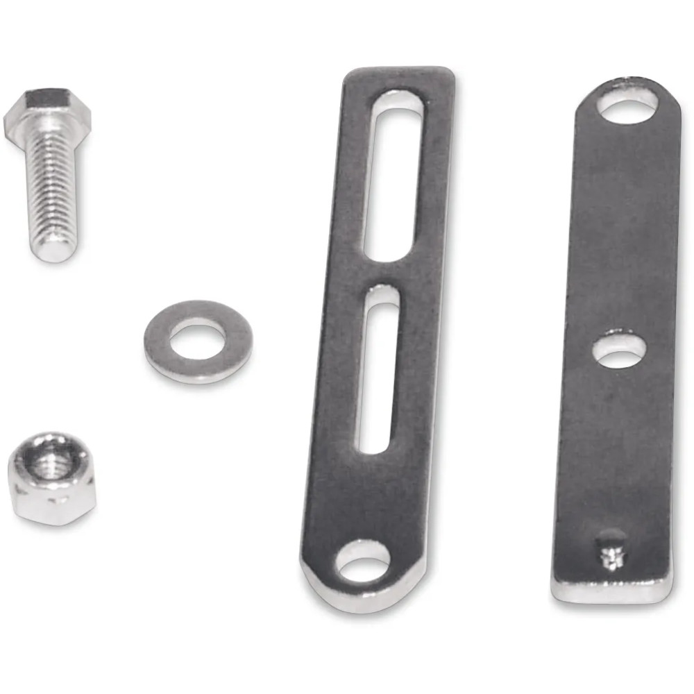 Adjustable Carburetor Support Bracket Kit — Silver, Stainless Steel