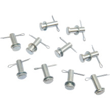 Brake Pedal Clevis Pin Kit — 10 Pack, Silver