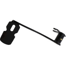 Extended Brake Pedal — Black, for floorboard-equipped bikes