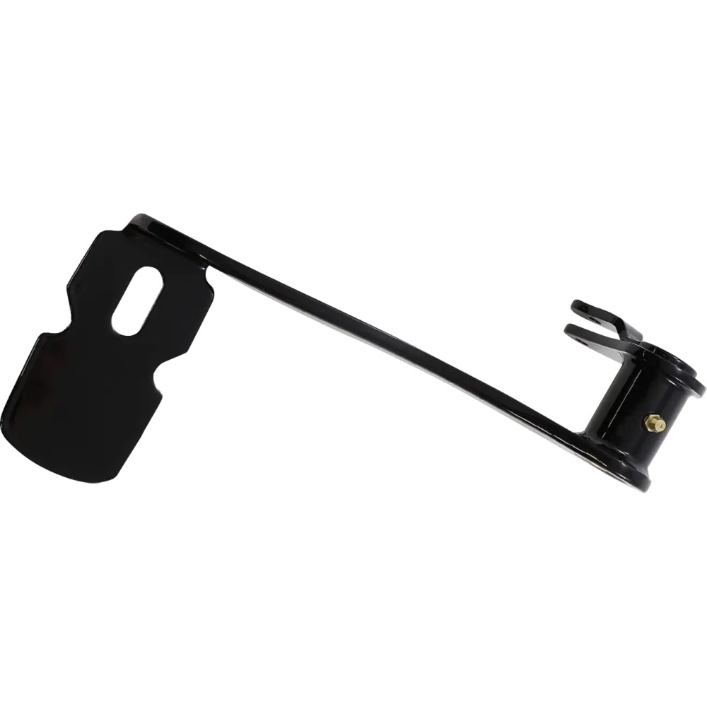 Extended Brake Pedal — Black, for floorboard-equipped bikes