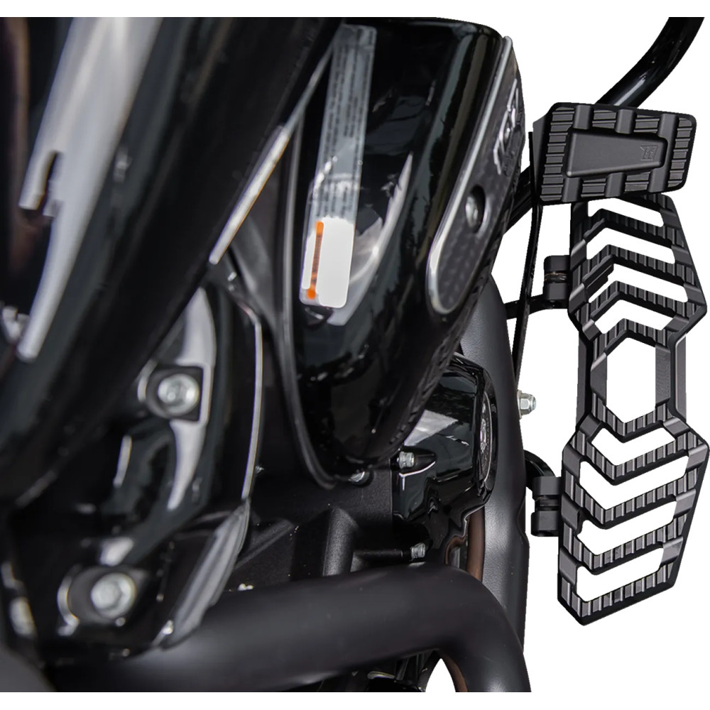 Brake Pedal — Black anodized, Billet aluminum