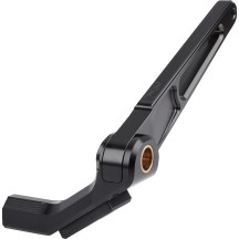Billet Brake Arm — Black, hard-anodized, without brake pedal