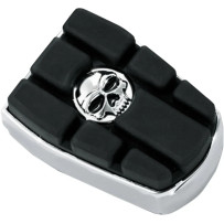Zombie Brake Pedal Pad — Black, Chrome