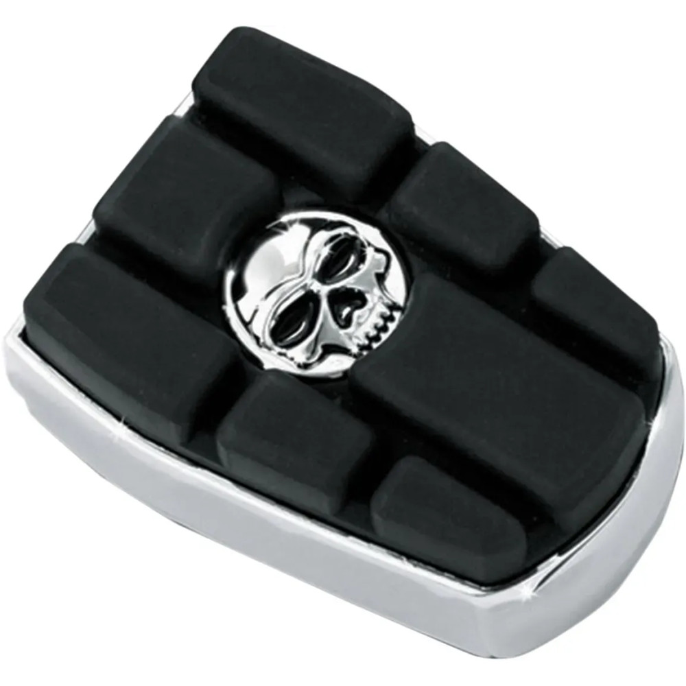 Zombie Brake Pedal Pad — Black, Chrome