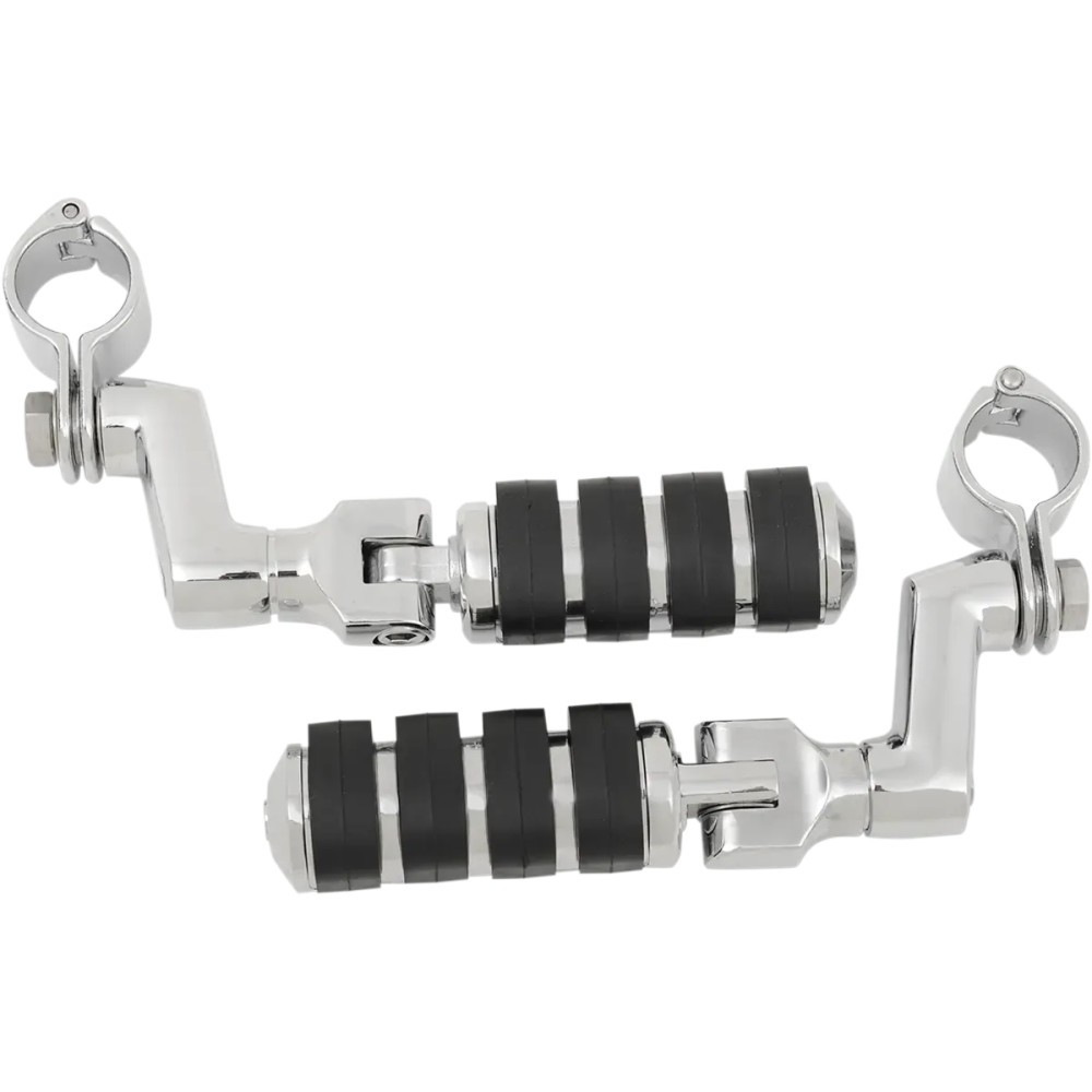 Offset Highway Pegs — 1-1/4" clamp, 32 mm adjustable offset