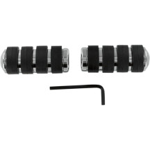 ISO® Pegs — 124 mm (4-7/8"), 38 mm (1-1/2") outside diameter, adapter required, black/chrome