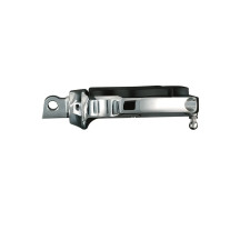 Reposapiés Flamin' Pegs — conductor, montaje macho, negro, cromo