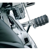 Switchblade™ Foot Pegs — male mount, pair, Black, Chrome