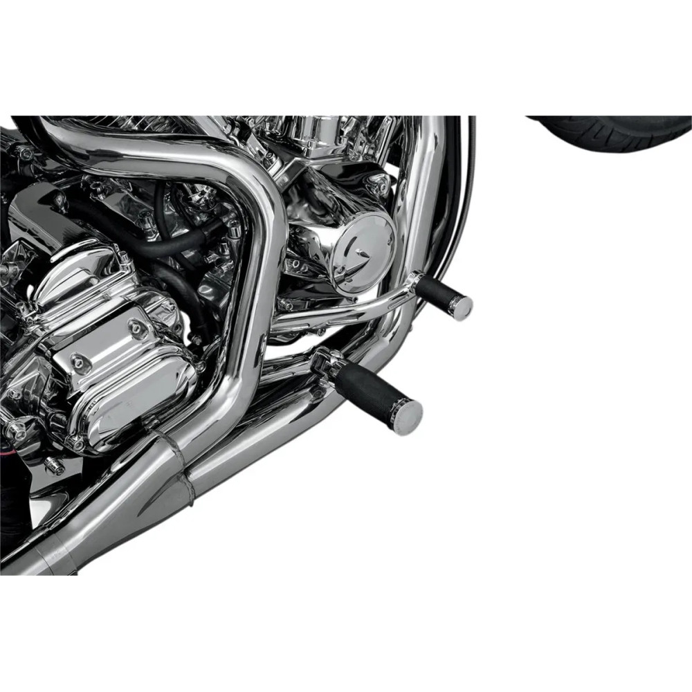 Contour Foot Peg — Male Mount, Chrome