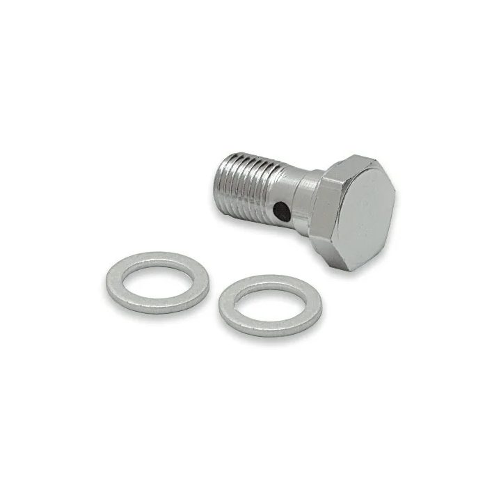 Perno Banjo Universal de Acero Cromado — 3/8-24