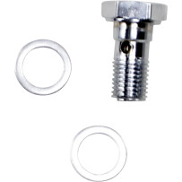 Universal Chrome Steel Banjo Bolt — 3/8-24