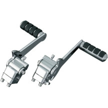 Adjustable Passenger Pegs and Mount — Black, Chrome, Left, Right, Rear