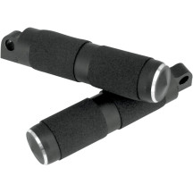 Foot Pegs — 140 mm (5-1/2") , male mount, black polished