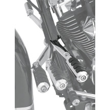 Highway Pegs with Frame Mounts — 20.5 cm (8") length, 32 mm (1-1/4") clamp-on