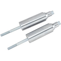 Anti-Vibration Folding Highway Pegs — 76 mm (3"), Bolt-On