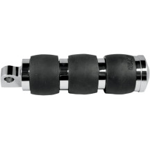 Reposapiés con montaje macho — cromado