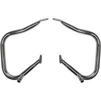 Big Buffalo Saddlebag Bars — 31.8 mm (1.25"), rear, Chrome