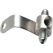 Rear Brake Tee — 1/8" NPT female, Chrome