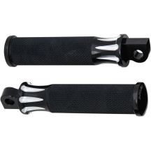 Fusion Male-Mount Foot Pegs — Male mount, Left & right, Black