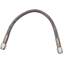 Universal Brake Line — 10" (25.5 cm), Silver clear-coated