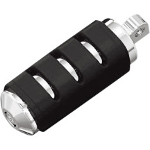 Estriberas Trident ISO® — 124 mm, 38 mm, montaje macho, negro/cromo