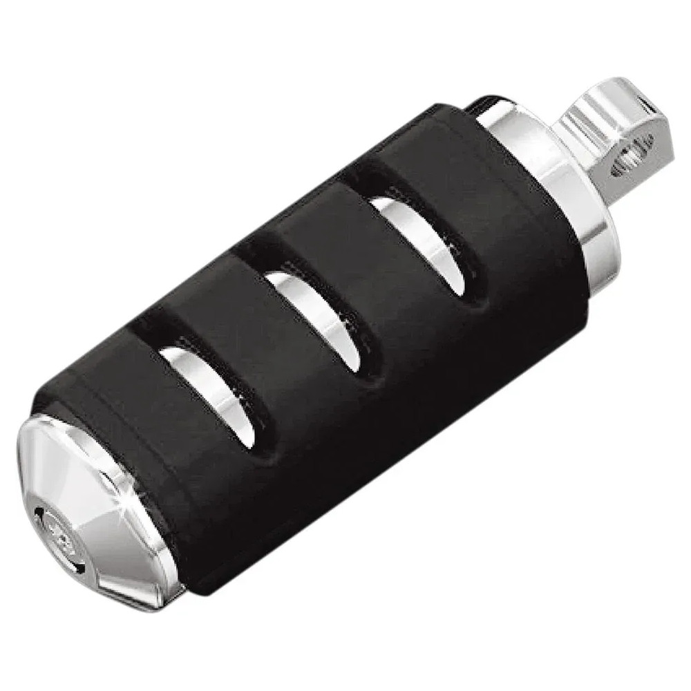 Estriberas Trident ISO® — 124 mm, 38 mm, montaje macho, negro/cromo