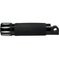 Male Mount Foot Pegs — Black, Left & Right, Pair