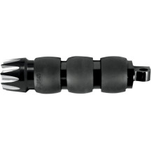 Male Mount Foot Pegs — Male mount, black