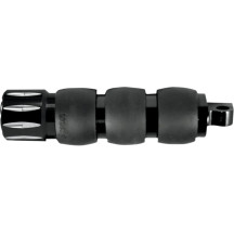 Male Mount Foot Pegs — left & right, black anodized