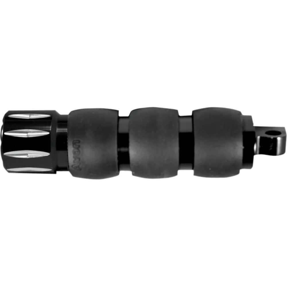 Male Mount Foot Pegs — left & right, black anodized