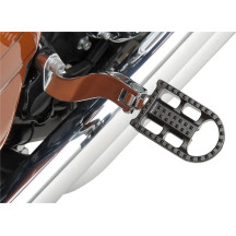 Mushman Foot Pegs — 89 mm (3-1/2") x 54 mm (2-1/8"), Black