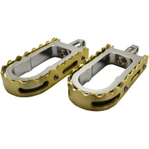 BMX Foot Pegs — Male mount, Brass