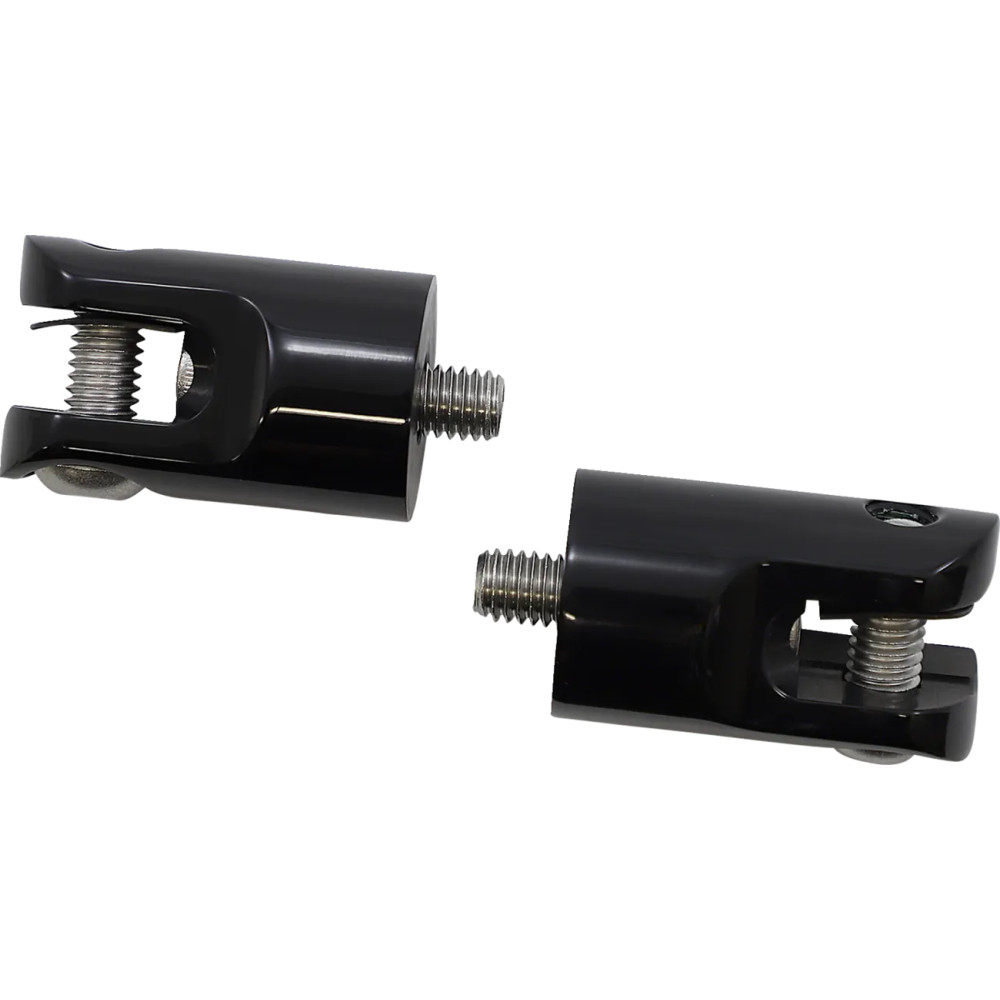 Foot Peg Mounts — 3/8-16 thread, 38 mm (1-1/2") , Black