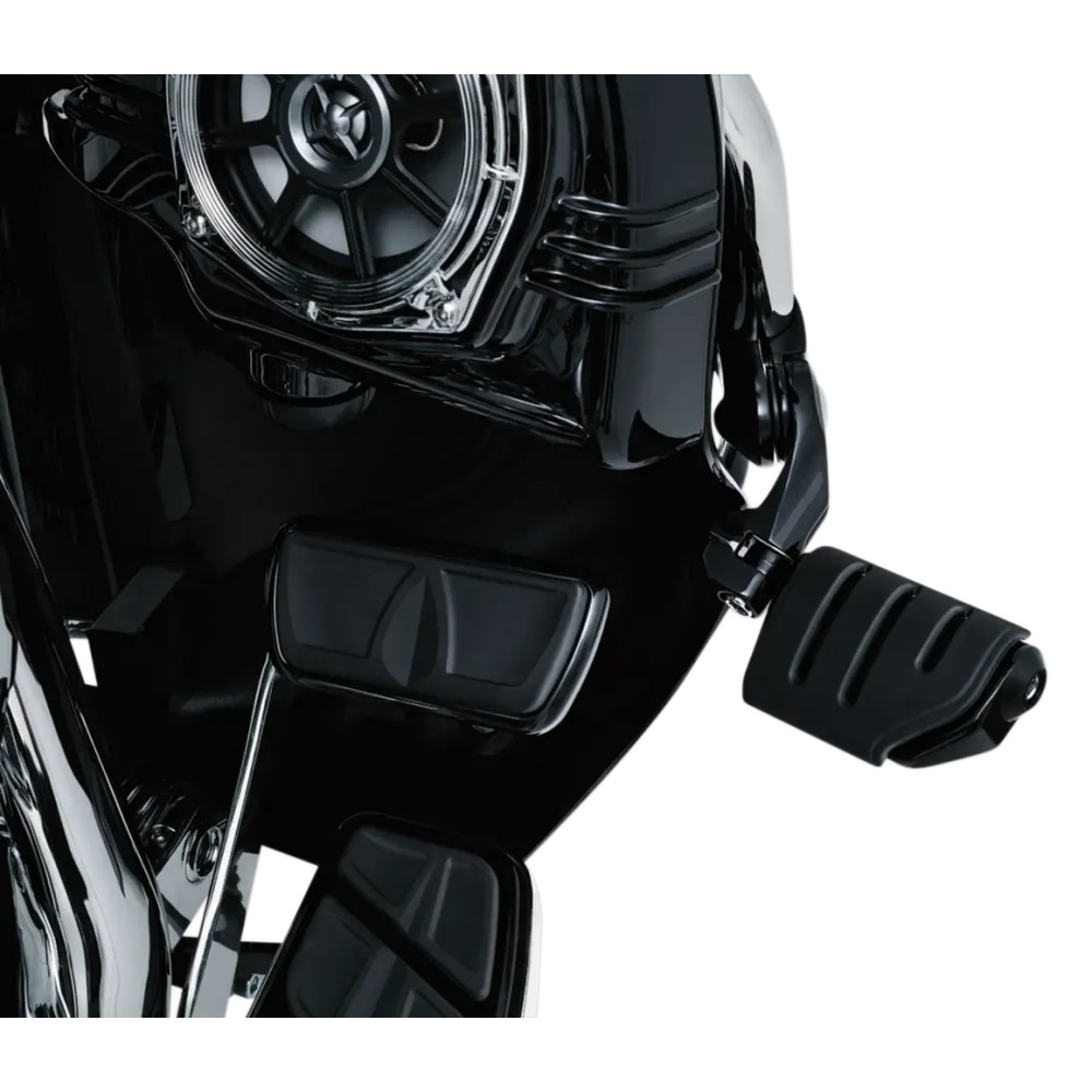 Tour-Tech™ Adjustable Cruise Footpeg Mounts — Short, 1-1/4" dia, Black