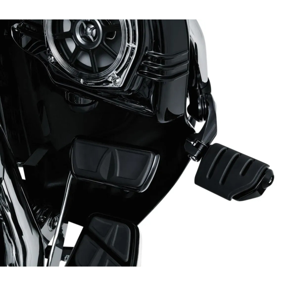 Tour-Tech™ Adjustable Cruise Peg Mounts — 32 mm (1-1/4") clamp, 10 cm (4") length, black anodized