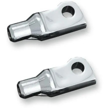 Male-Mount Footpeg Adapters for XL — Chrome
