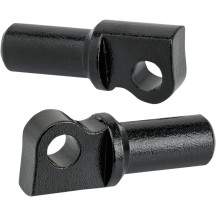 Male Clevis Mounts — Pair, Left and Right, Black
