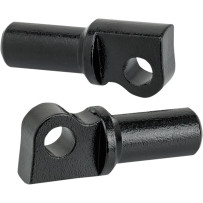 Male Clevis Mounts — Pair, Left and Right, Black
