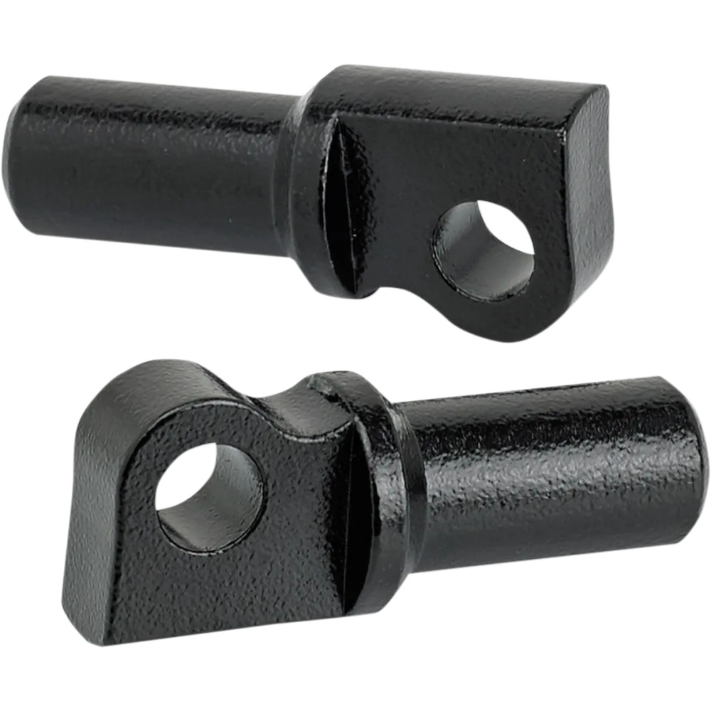 Male Clevis Mounts — Pair, Left and Right, Black