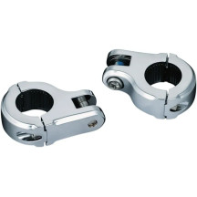 Brute Highway Peg Mounts — 1-1/4" engine guards, Chrome