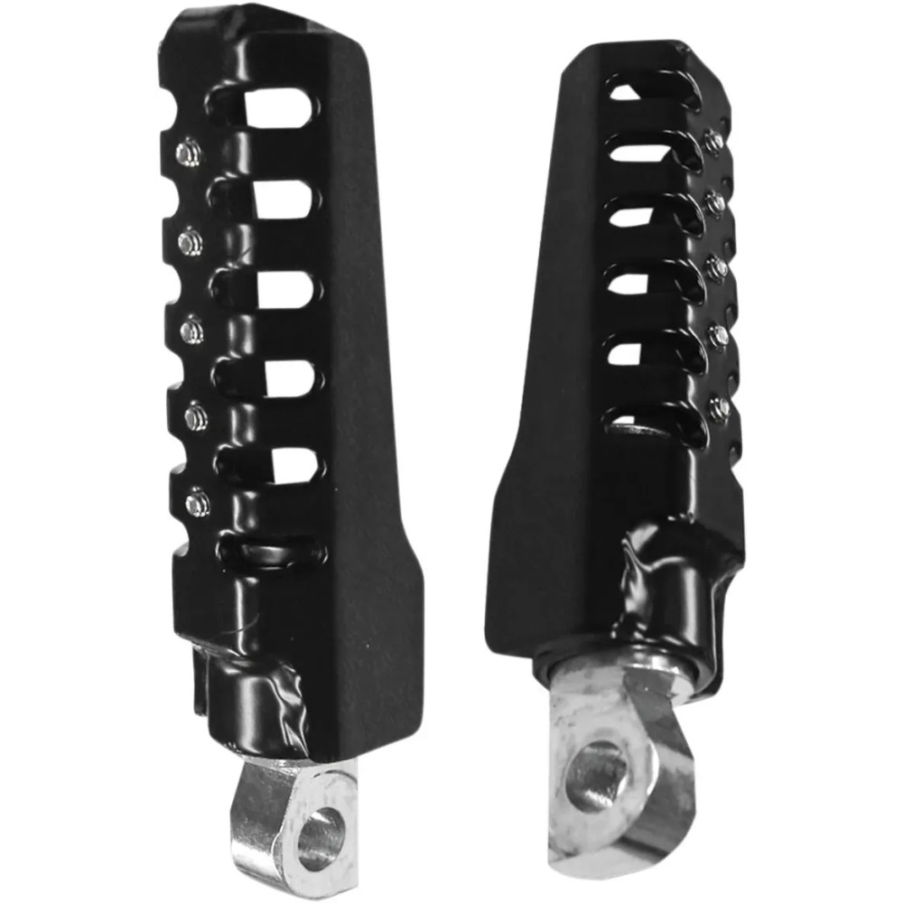 Razorback Foot Pegs — male mount, left & right, pair, black