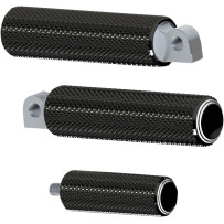 Fusion Male-Mount Foot Pegs — male mount, pair, black
